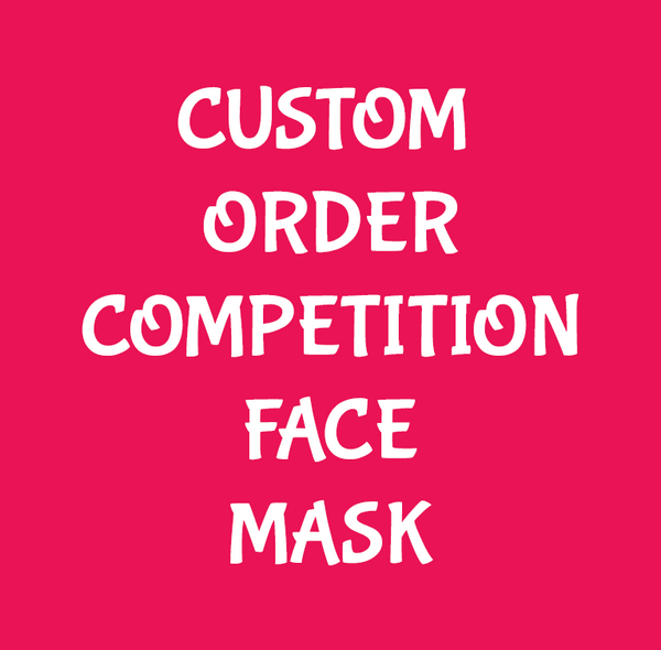 Custom Order Competition Face Mask